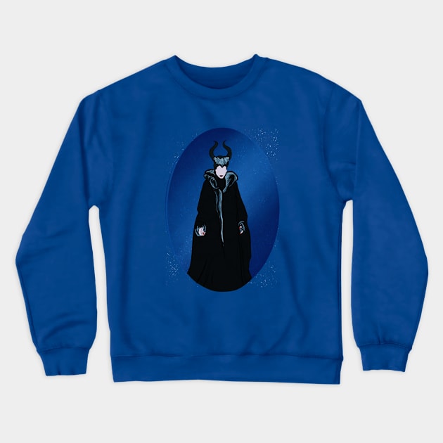 Maleficent Crewneck Sweatshirt by MiniMao design